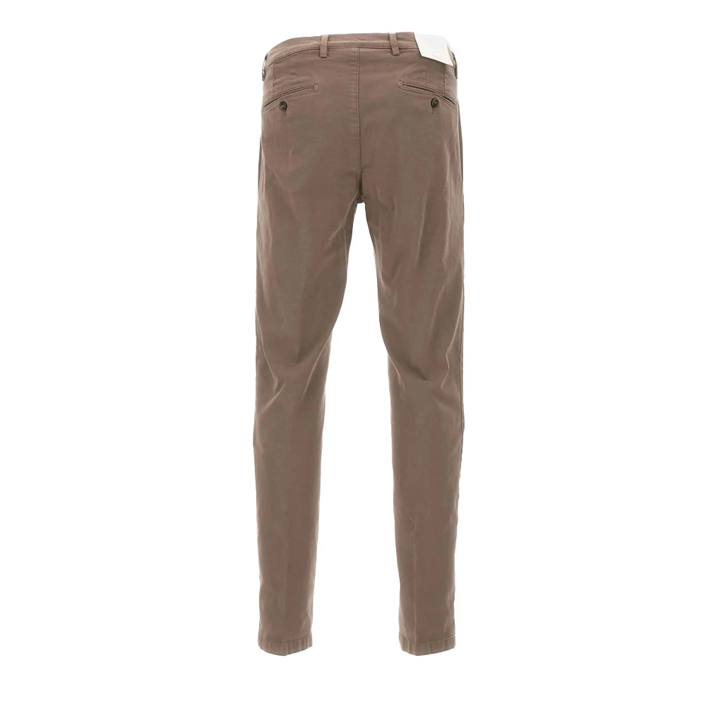 Briglia Klassieke Bruine Chinos Slim Fit Brown Heren