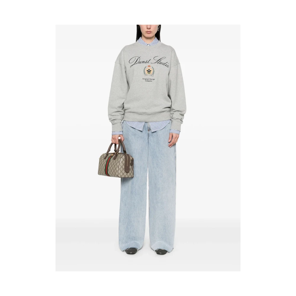 Dunst Grijze Crew Neck Sweatshirt Gray Dames