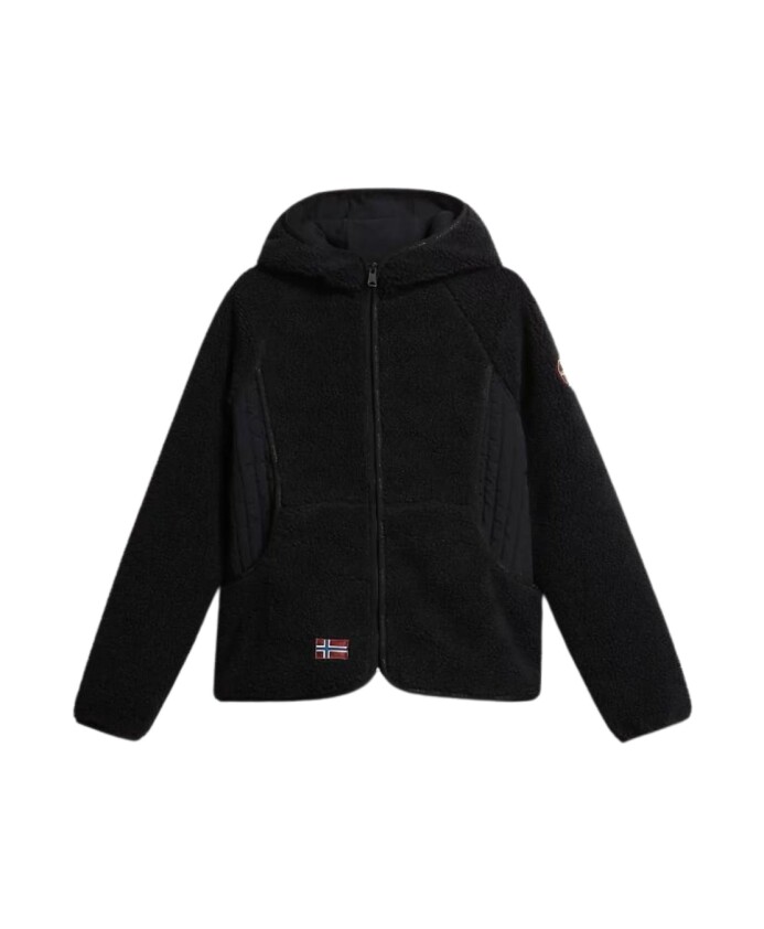yupik-black-hooded-fleece-zip-sweatshirt