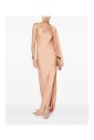 robe-longue-rose-avec-cape