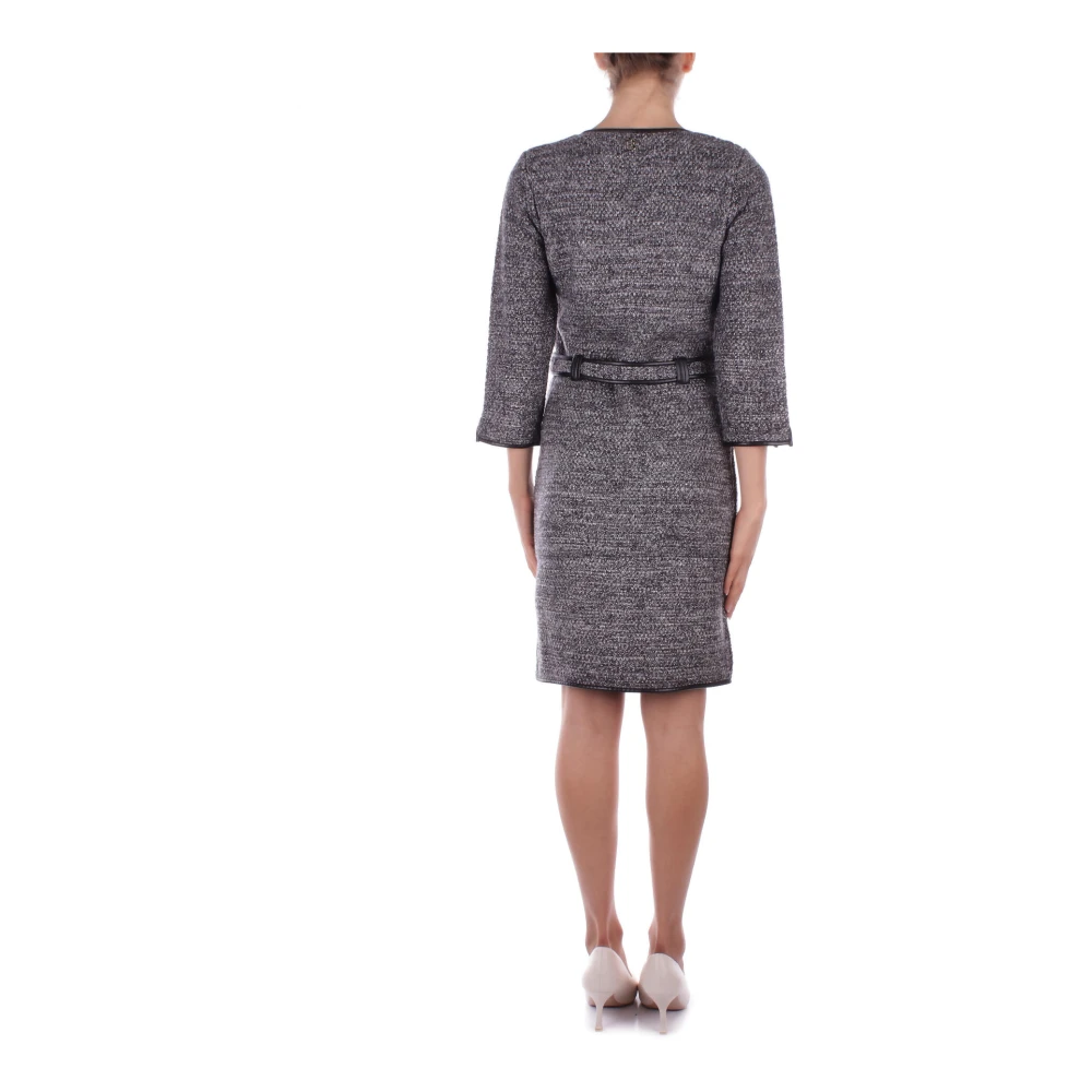 Blugirl Zwarte Jurken met Logo Detail Black Dames