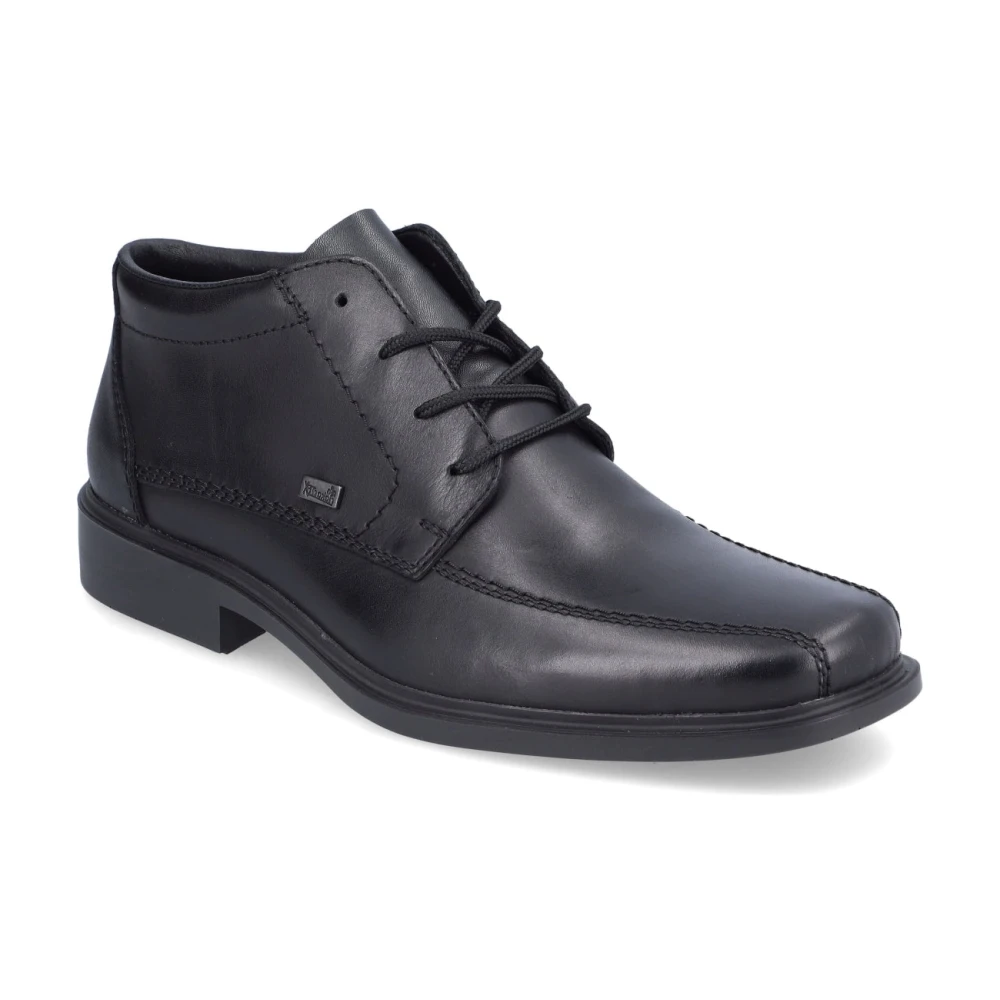 Rieker Black Dress Shoes, Male, 9 Uk, Closed Formal Business Shoes