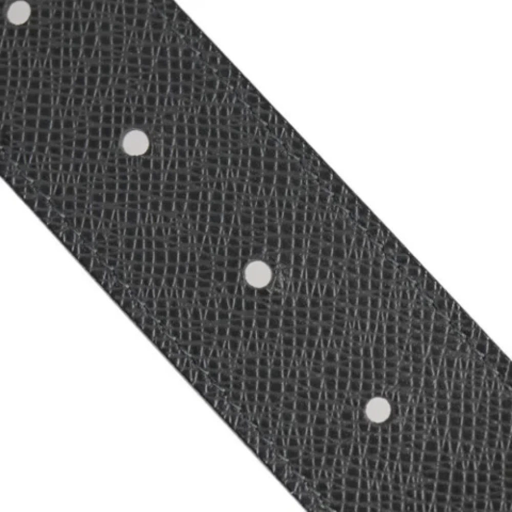 Louis Vuitton Vintage Pre-owned Leather belts Black Heren