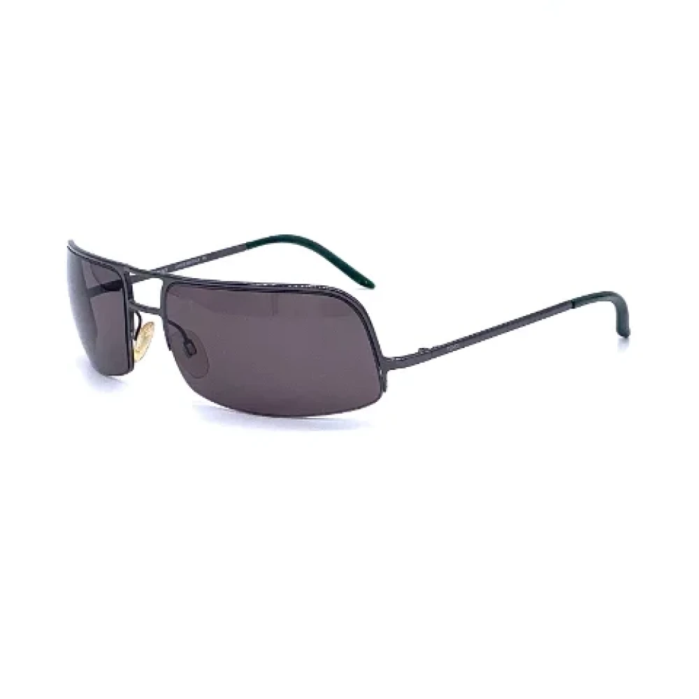 Fendi Vintage Pre-owned Metal sunglasses Gray Dames