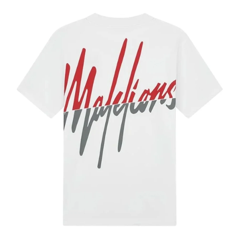 Malelions Split T-shirt Herenlions White Heren