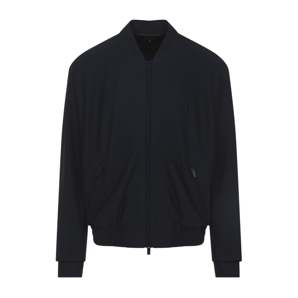 Giorgio Armani Mannelijk Blauw Jassen Heren, L, Bomberjack