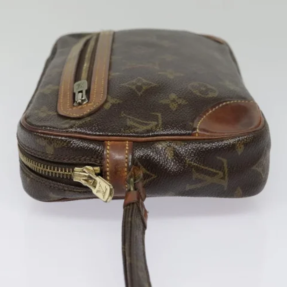 Louis Vuitton Vintage Pre-owned Canvas clutches Brown Dames