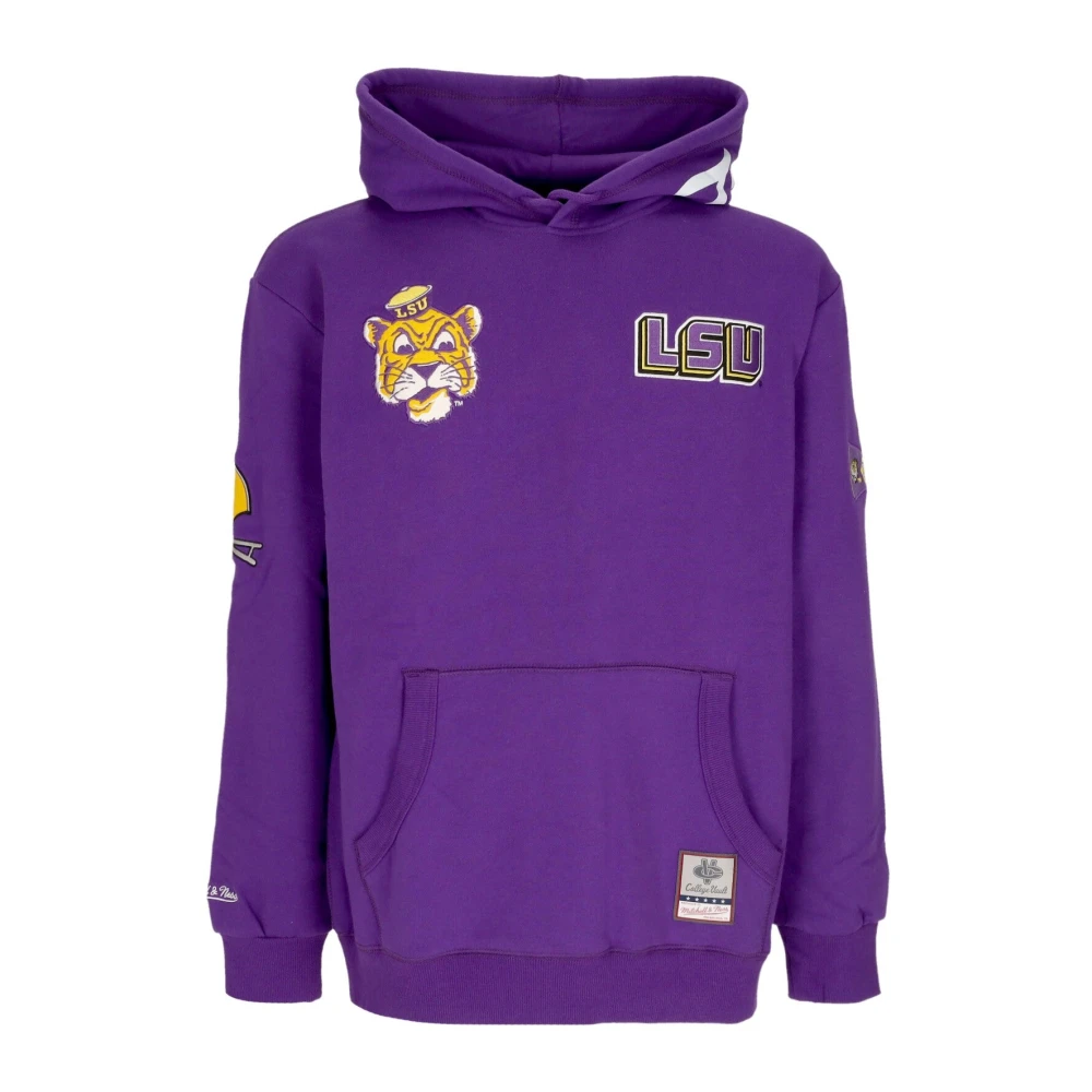 Mitchell & Ness LSU Tigers Hometown Fleece Hoodie Purple Heren