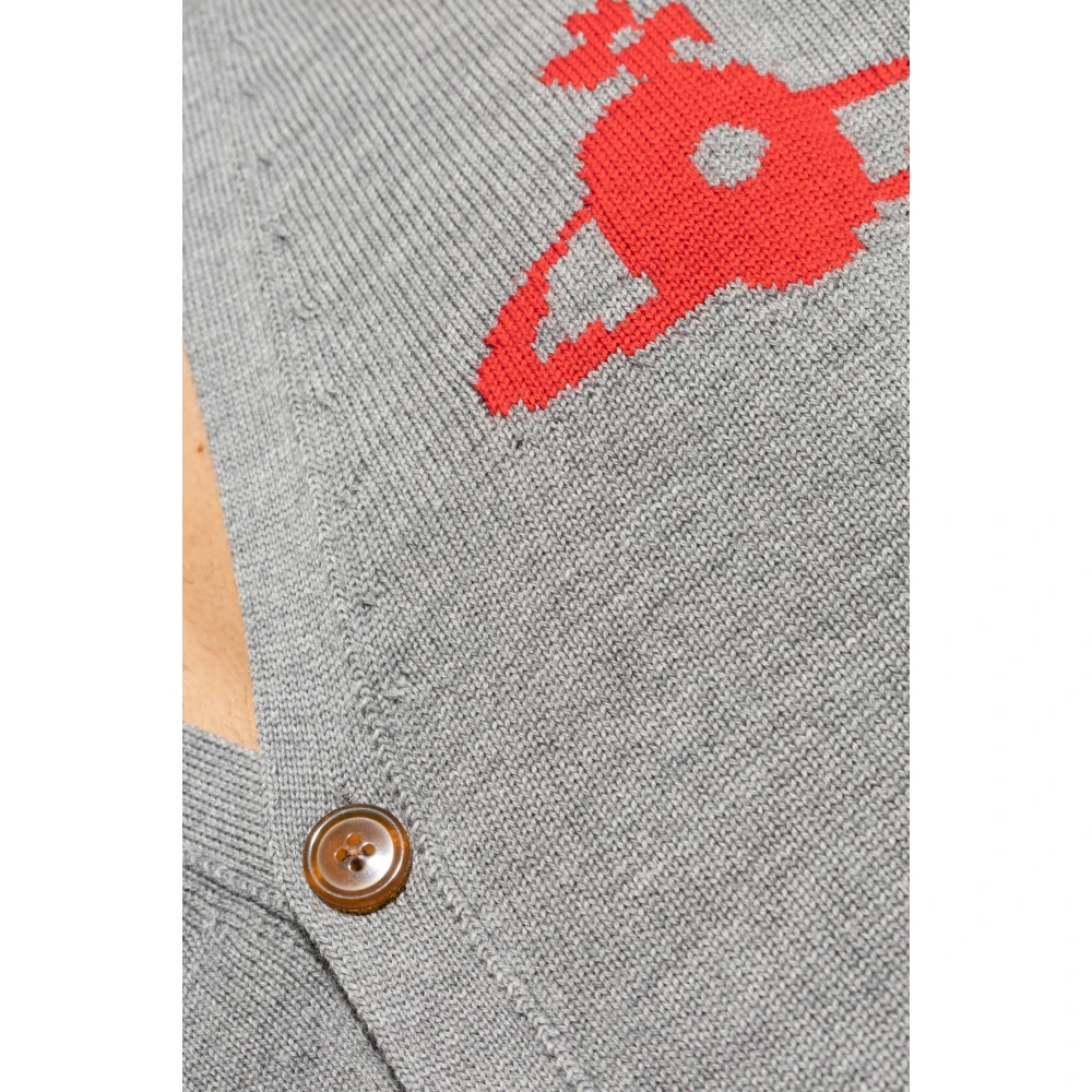 Vivienne Westwood Cardigans Gray Heren