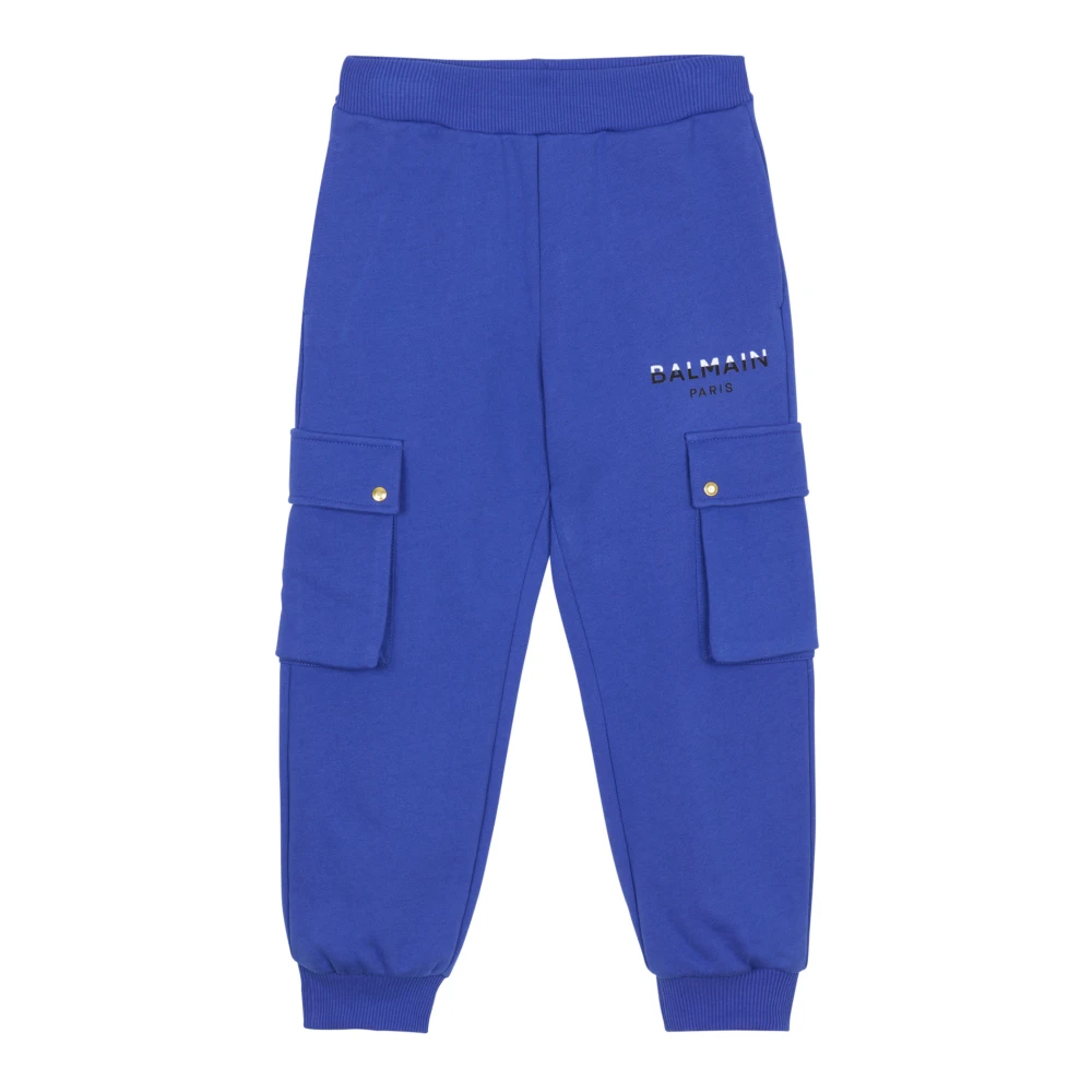 Balmain Joggers med Paris-logotyp Blue, Unisex