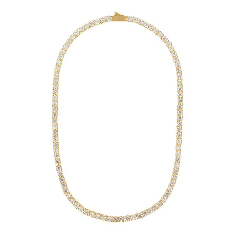 Gold Orelia Tennis Necklace Gold Jewelry