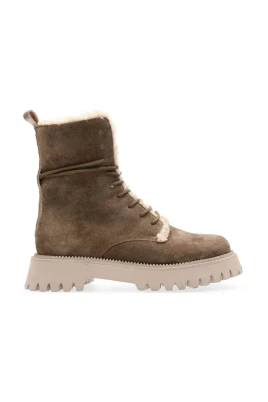 Suede Teddy Taupe Plysch