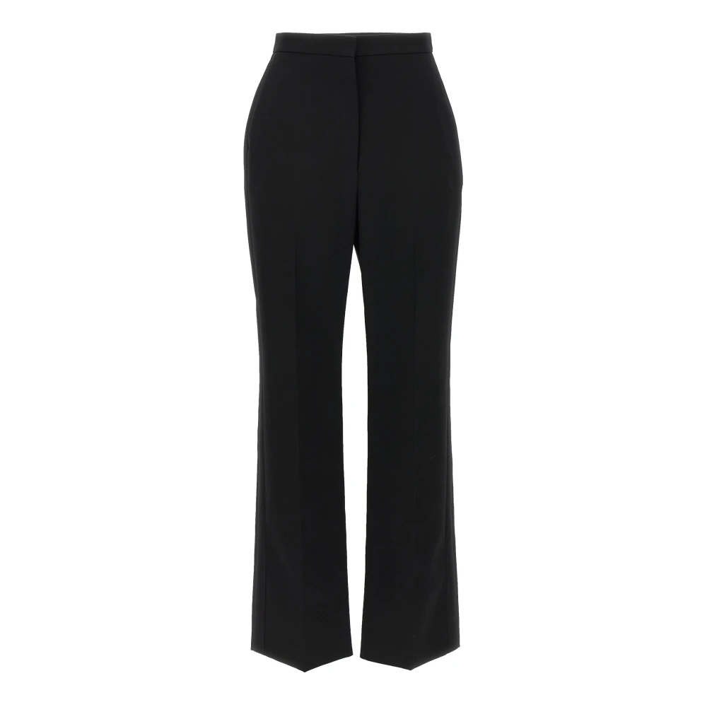 Givenchy Women's Black Wide Trousers, Xs, Tuxedo Cigarette Trousers