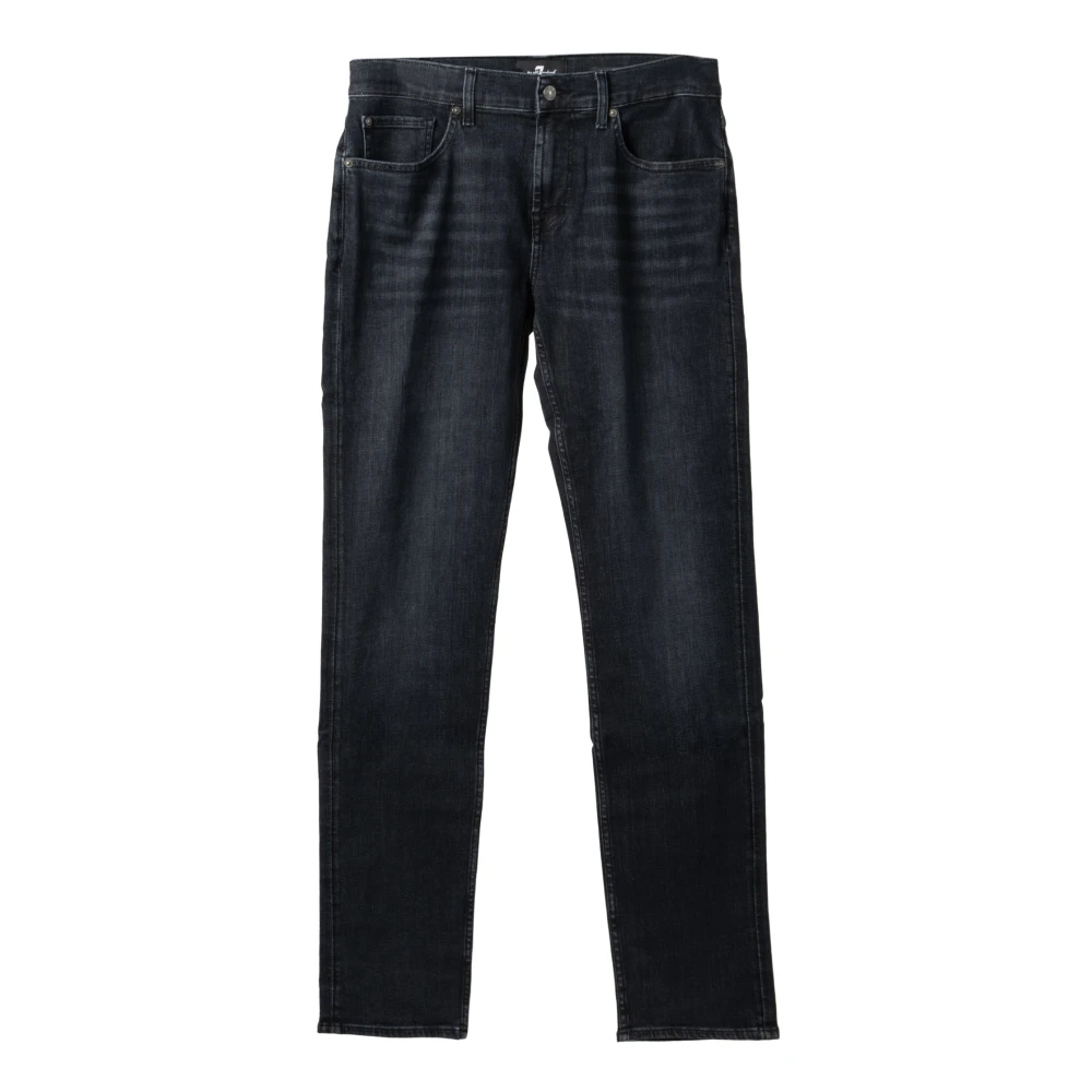 7 For All Mankind Luxe Slimmy Fit Jeans Black Heren