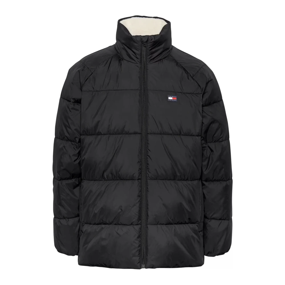 Tommy Jeans Relaxed Fit Nylon Jas Black Heren
