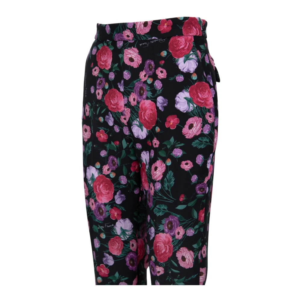 Elisabetta Franchi Bloemenpatroon Rits Haak Broek Multicolor Dames