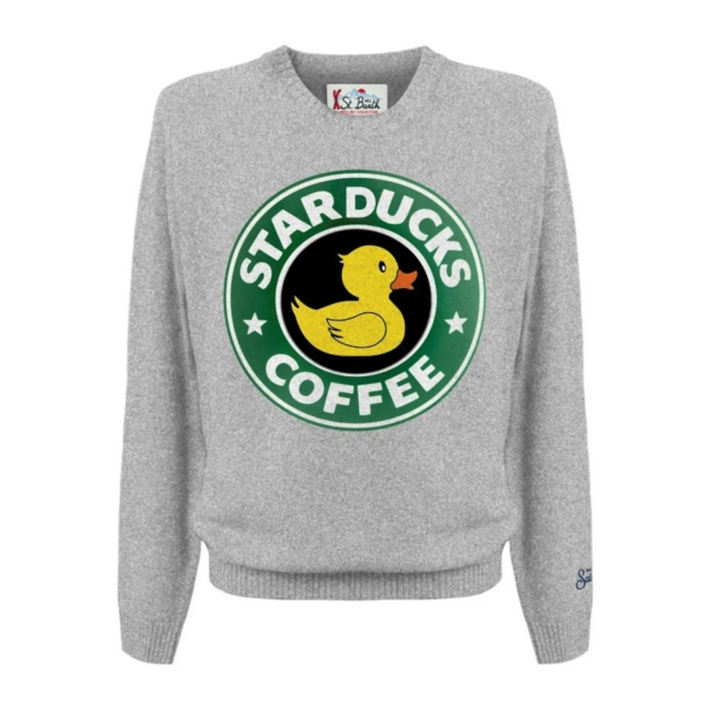 MC2 Saint Barth Grijze Sweaters voor Mannen Gray Heren