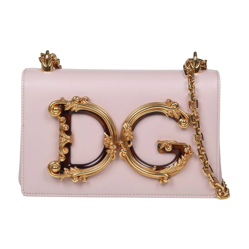 Dolce & Gabbana Powder Aw23 DG Girls Schoudertas Pink Dames