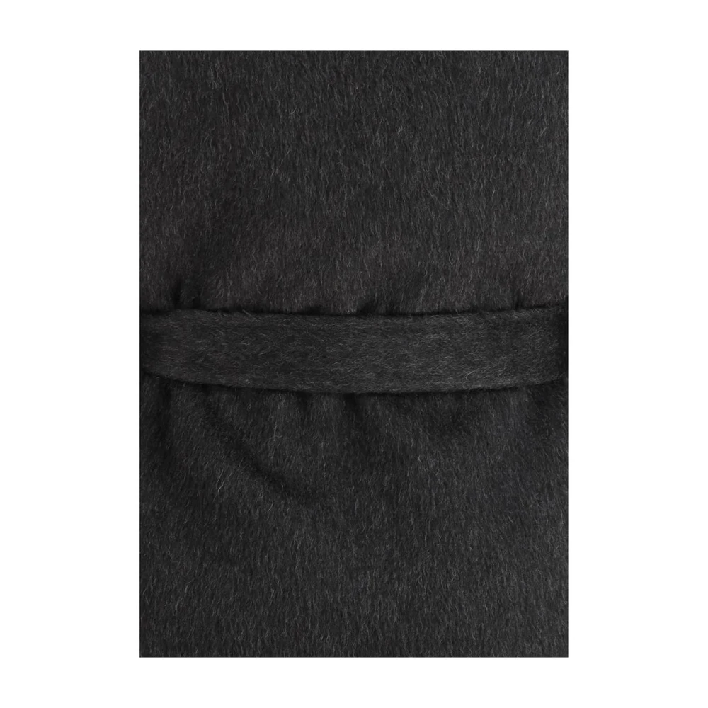 The Row Kasjmier Shawl Revers Ceintuurjas Black Dames
