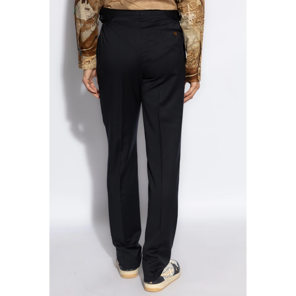 Vivienne Westwood Gekreukelde broek Sang Blue Heren