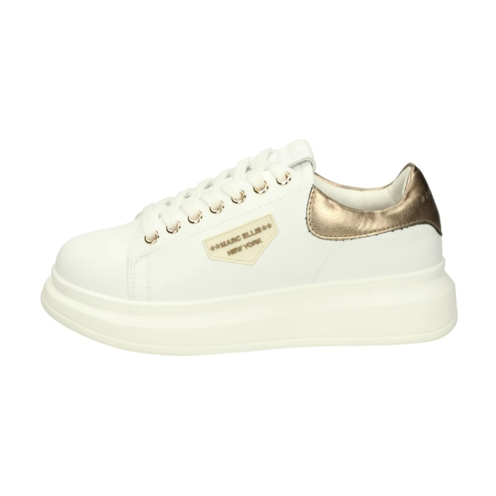 Marc Ellis Low-top Sneakers met Uitneembare Binnenzool Dames Schoenen Wit