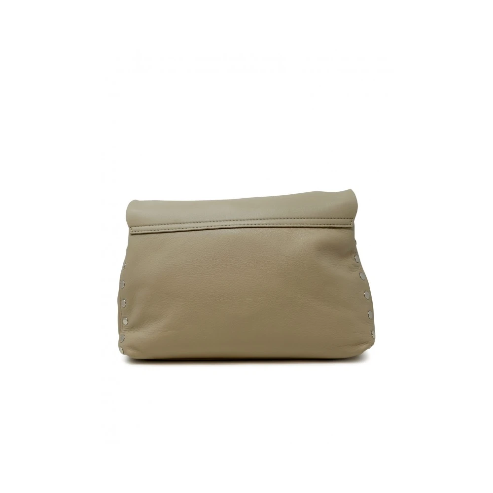 Zanellato Grijze Sassone Ketting Schoudertas Beige Dames