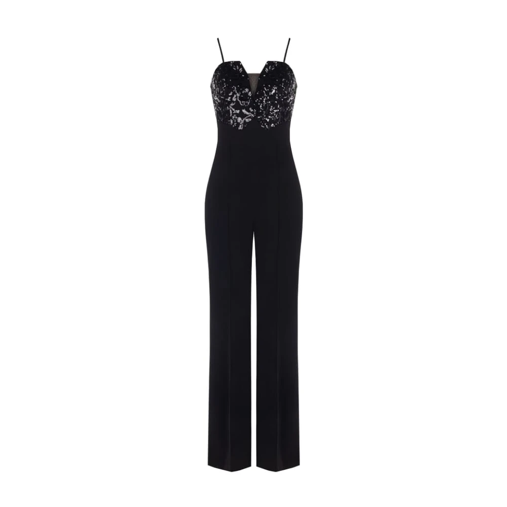 RINASCIMENTO Elegant Jumpsuit Herfst Winter Collectie Black Dames