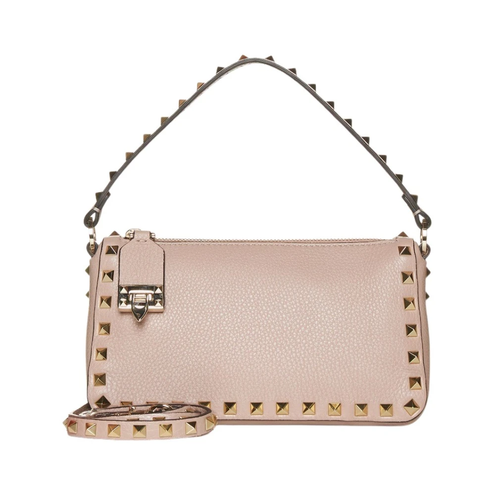 Valentino Garavani Rockstud Kleine Handtas in Blush Pink Brown Dames