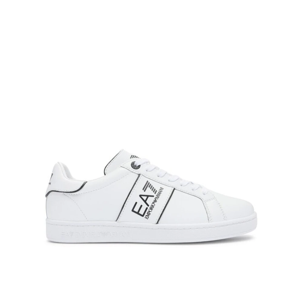 Emporio Armani Men's White Sneakers, 6 Uk, Classic Logo Sneaker