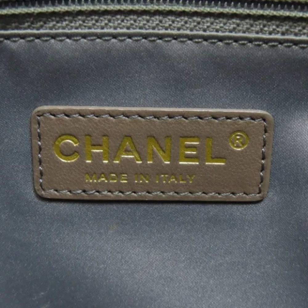 Chanel Vintage Pre-owned Leather shoulder-bags Black Dames
