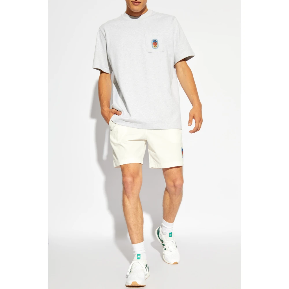 adidas Originals T-shirt met zak Gray Heren