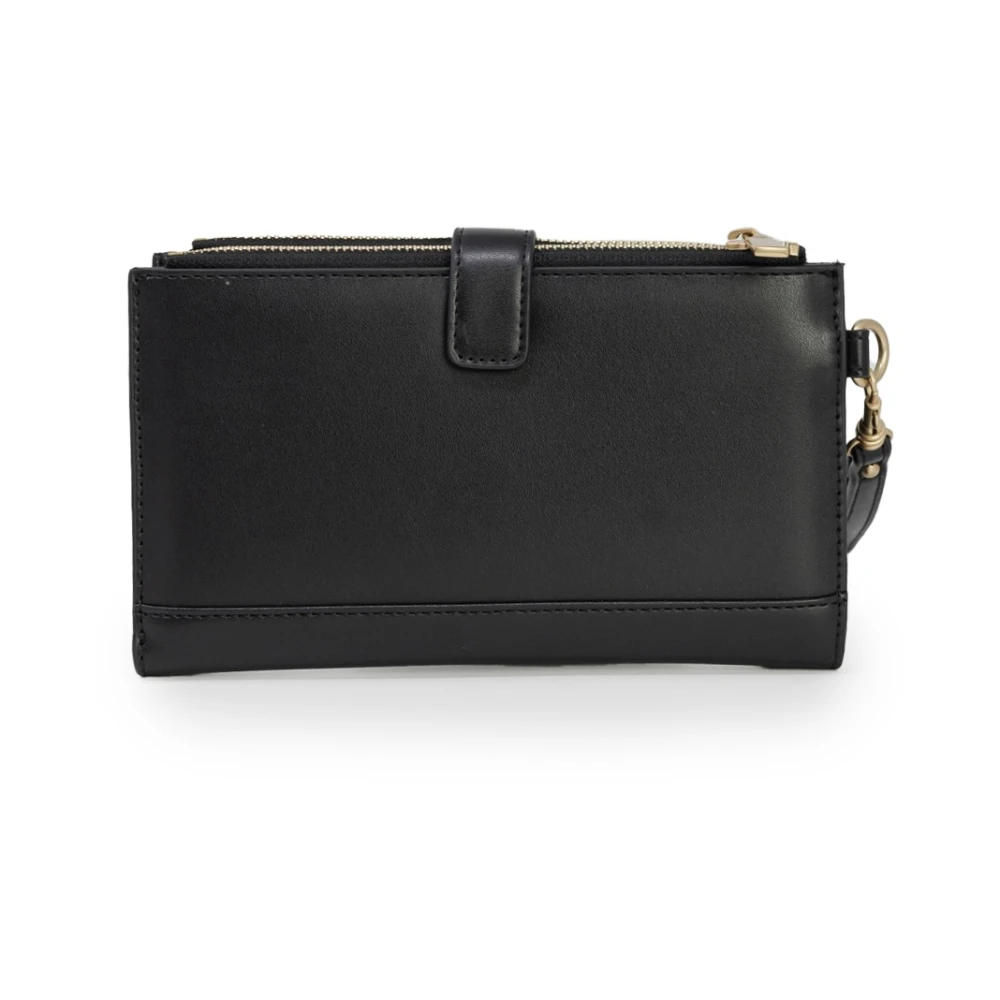 Guess Dubbele ritsorganizerportemonnee Black Dames