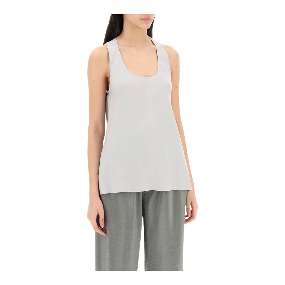 Lemaire Sleeveless Tops Gray Dames