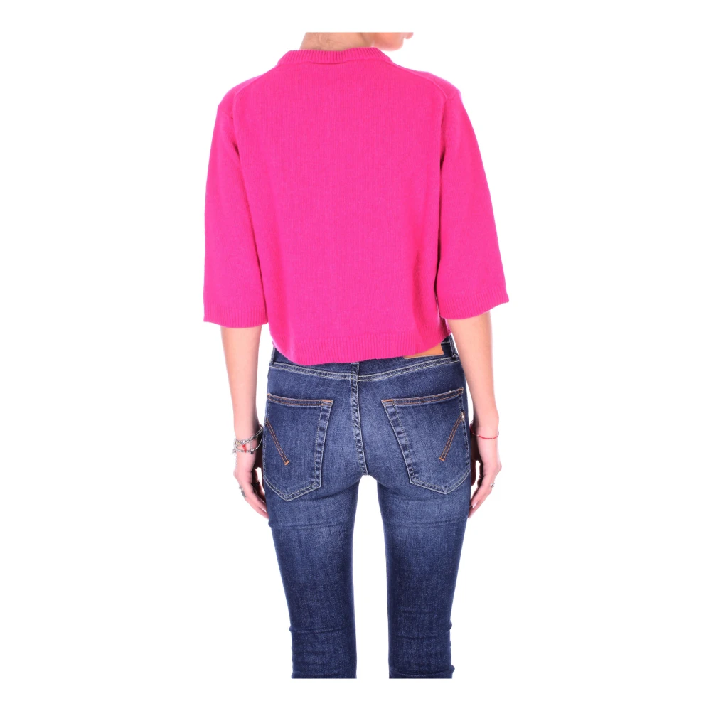 Semicouture Stijlvolle Sweaters Pink Dames