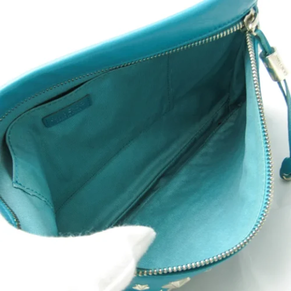 Jimmy Choo Pre-owned Leather clutches Green Dames