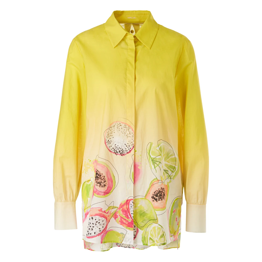 Marc Cain blouses geel Yellow Dames