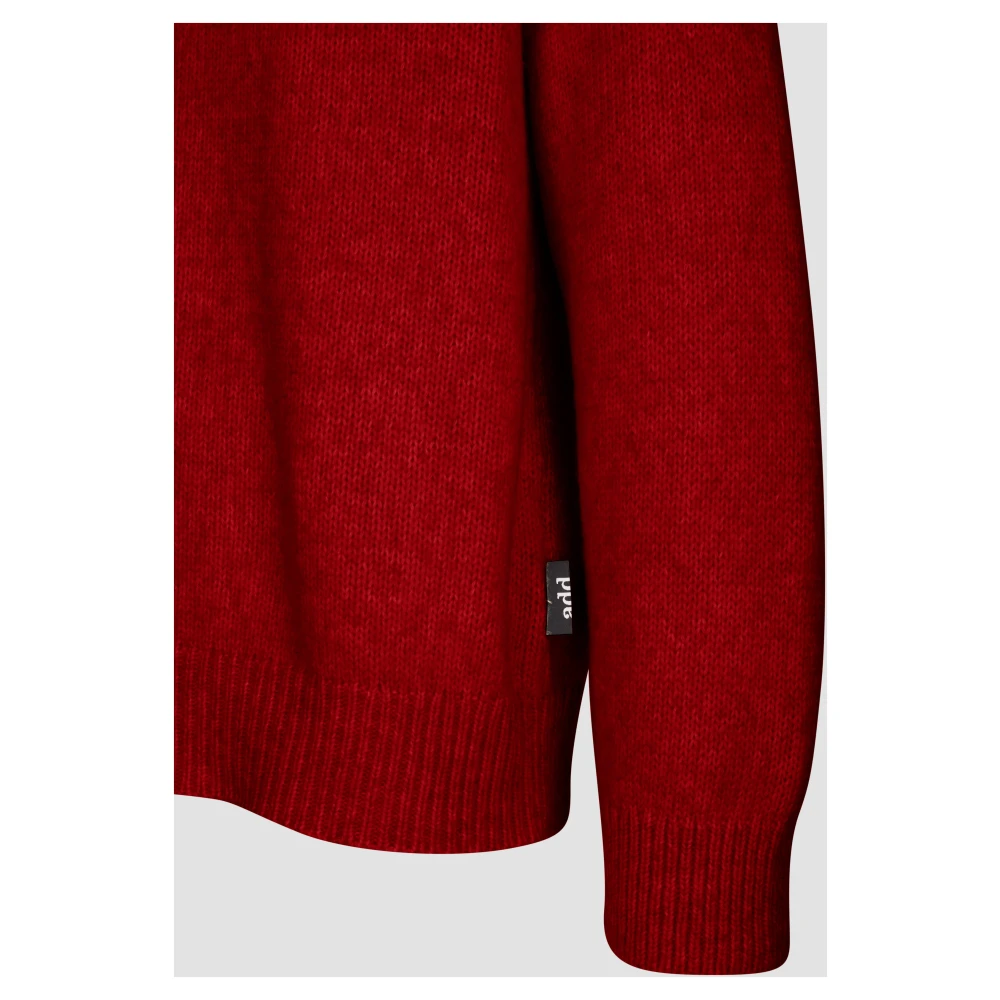 add Trui IN Dagelijks Wol-Katoen Red Heren