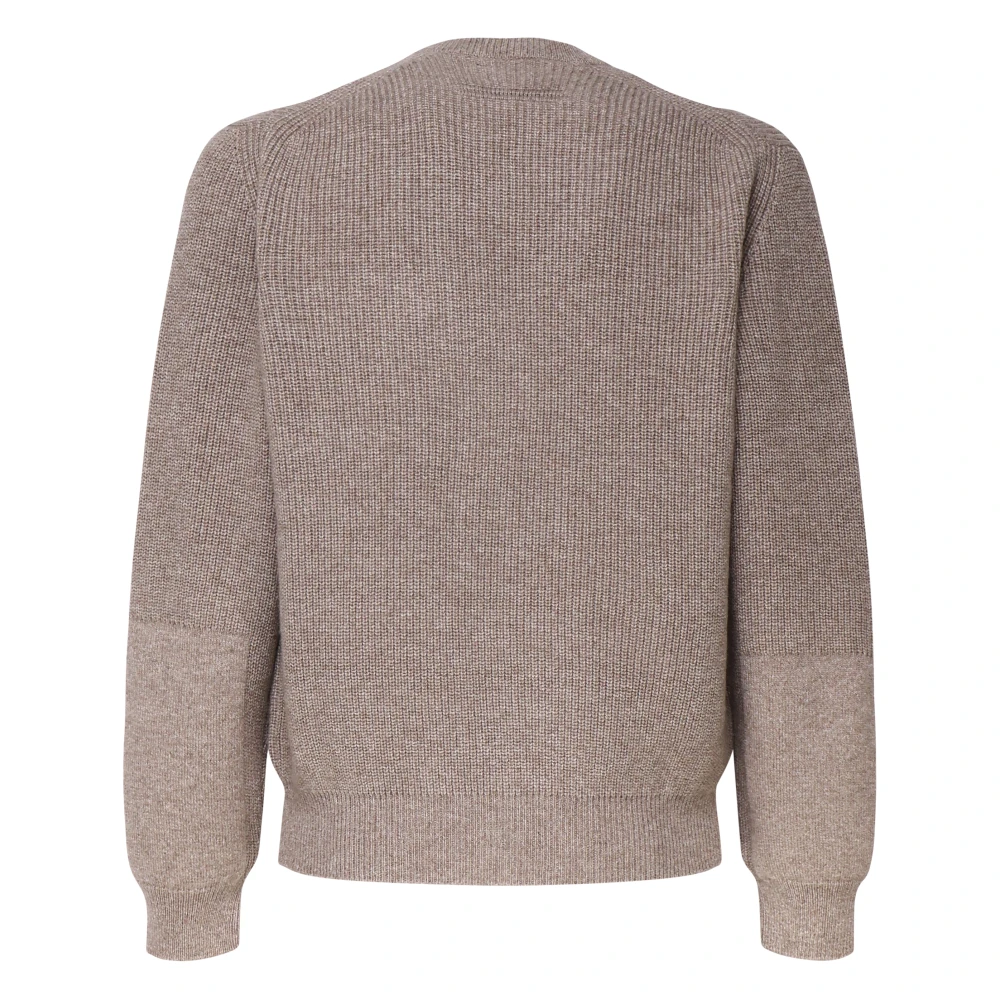 Ermenegildo Zegna Taupe Woltrui met Ritszak Beige Heren