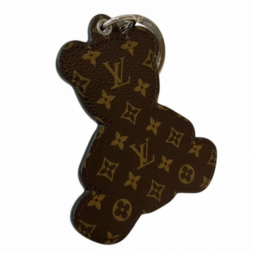 Louis Vuitton Vintage Pre-owned Fabric key-holders Brown Dames