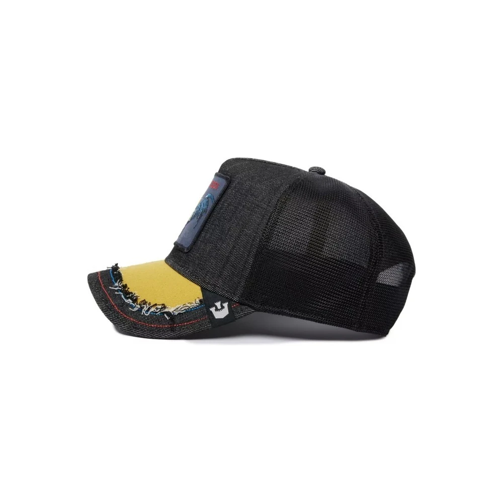 Goorin Bros Zwarte Zijden Truckerpet Black Heren