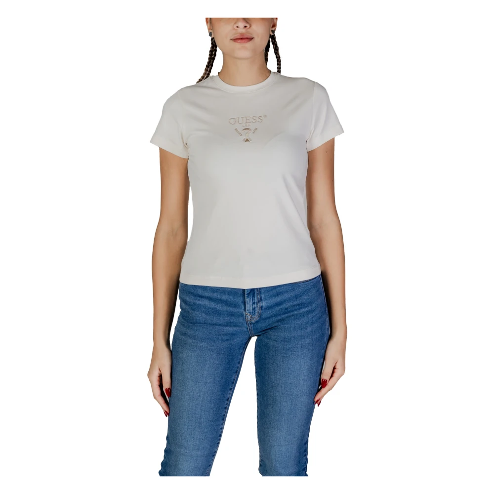 Guess - Tops > T-Shirts - White - Guess - Modalova