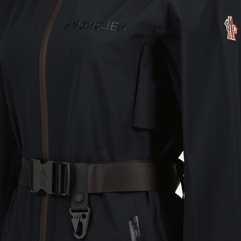 Moncler Zwarte Waterdichte Fex Jas Black Dames