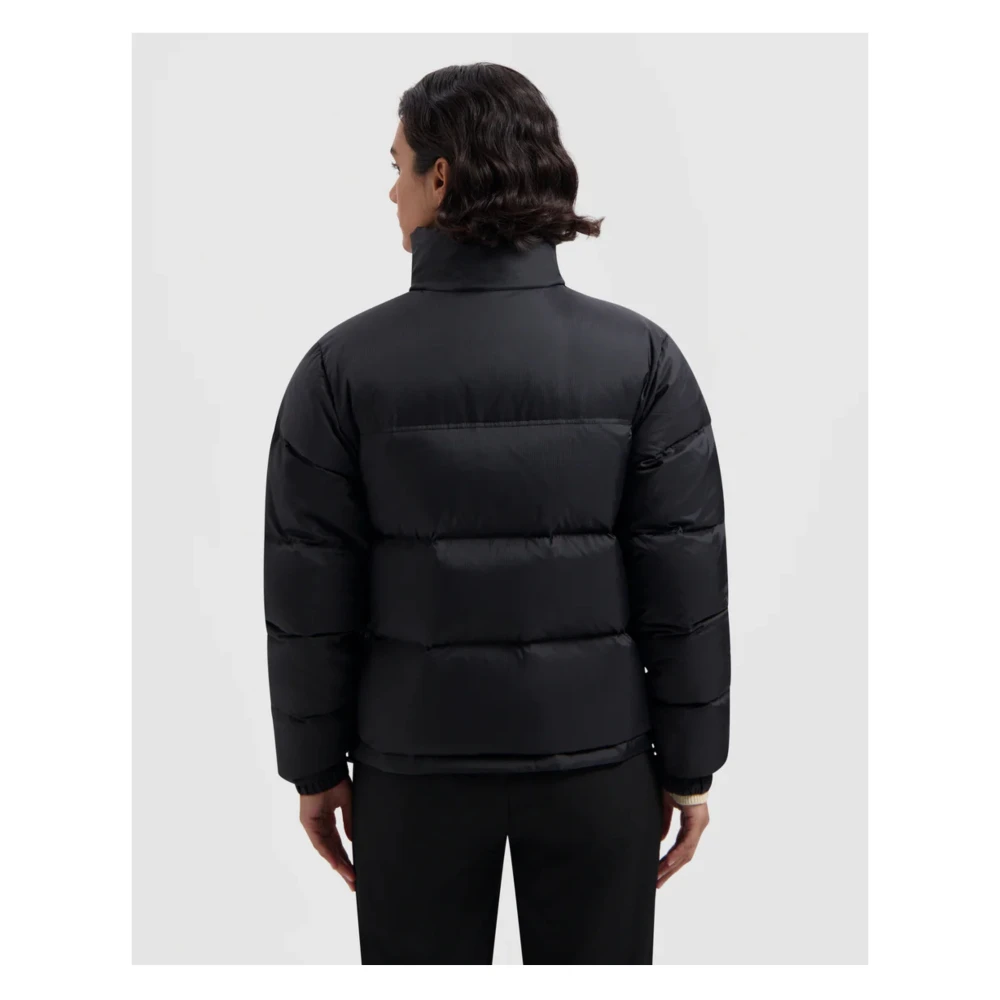 Olaf Hussein Pufferjas in Zwart Black Heren