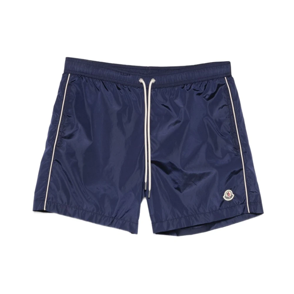 Moncler Men's Blue Beachwear, S, Sea Clothing