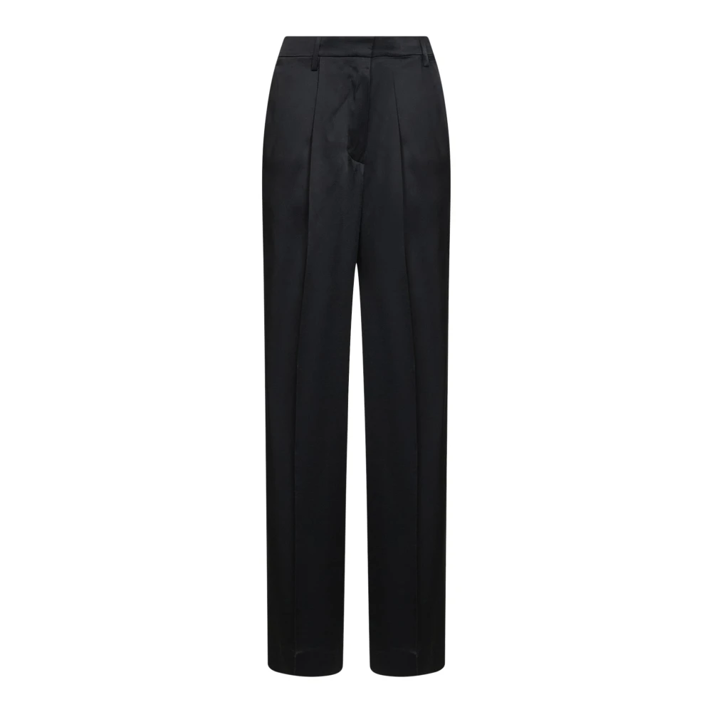 Dries Van Noten Donna Nero Pantaloni, M, New,