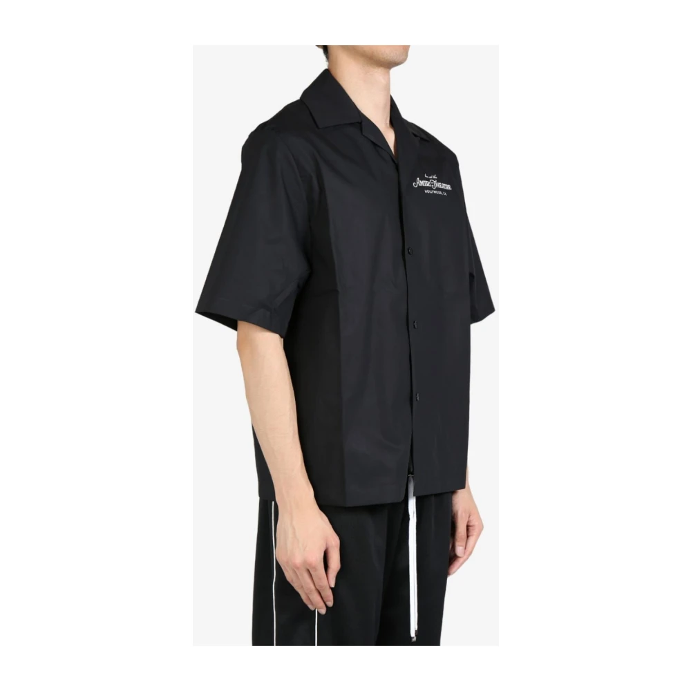 Amiri Stijlvolle herenshirts in zwart Black Heren