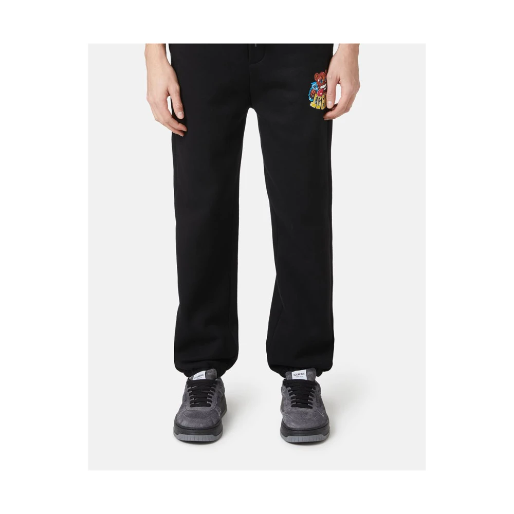Iceberg Zwarte fleece joggers Black Heren