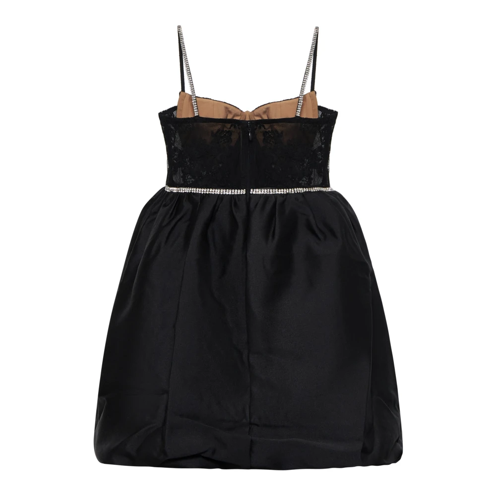 Self Portrait Zwarte jurk met uniek ontwerp Black Dames