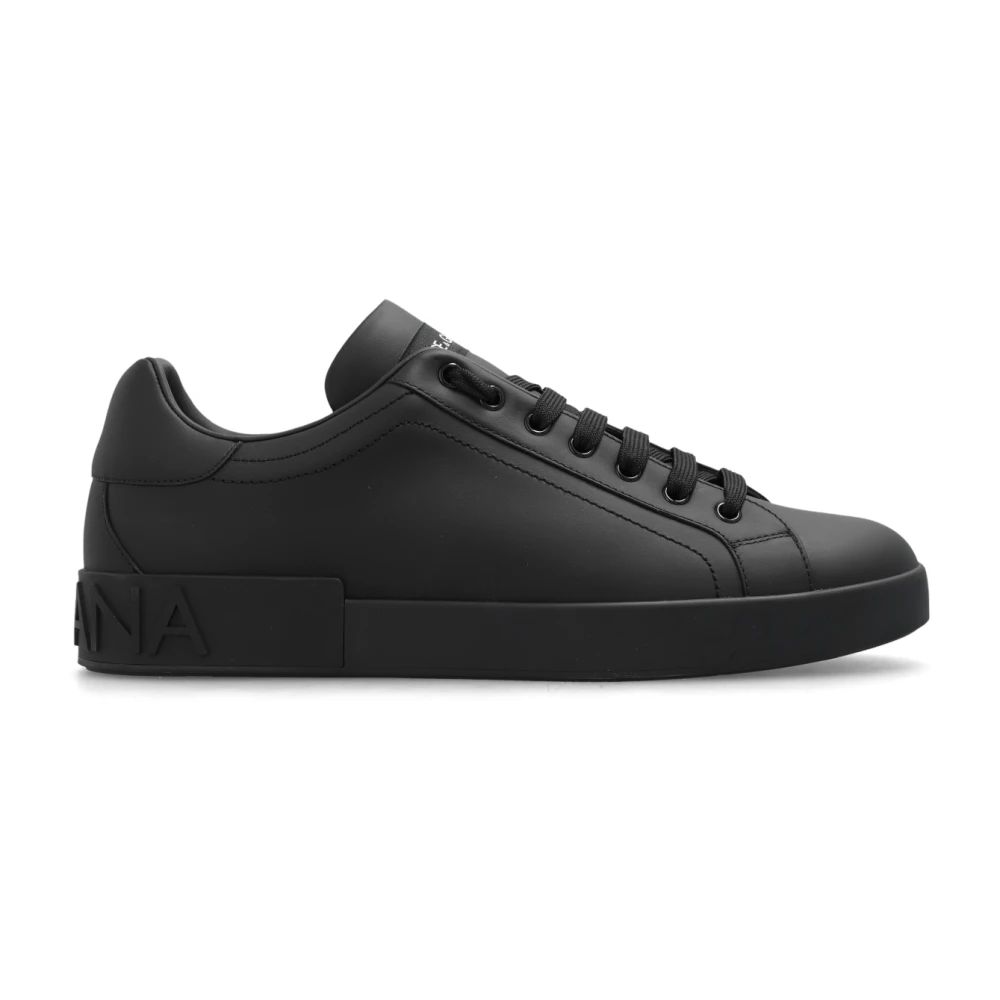 Dolce & Gabbana Baskets Portofino Homme Chaussures Noir 41 Eu
