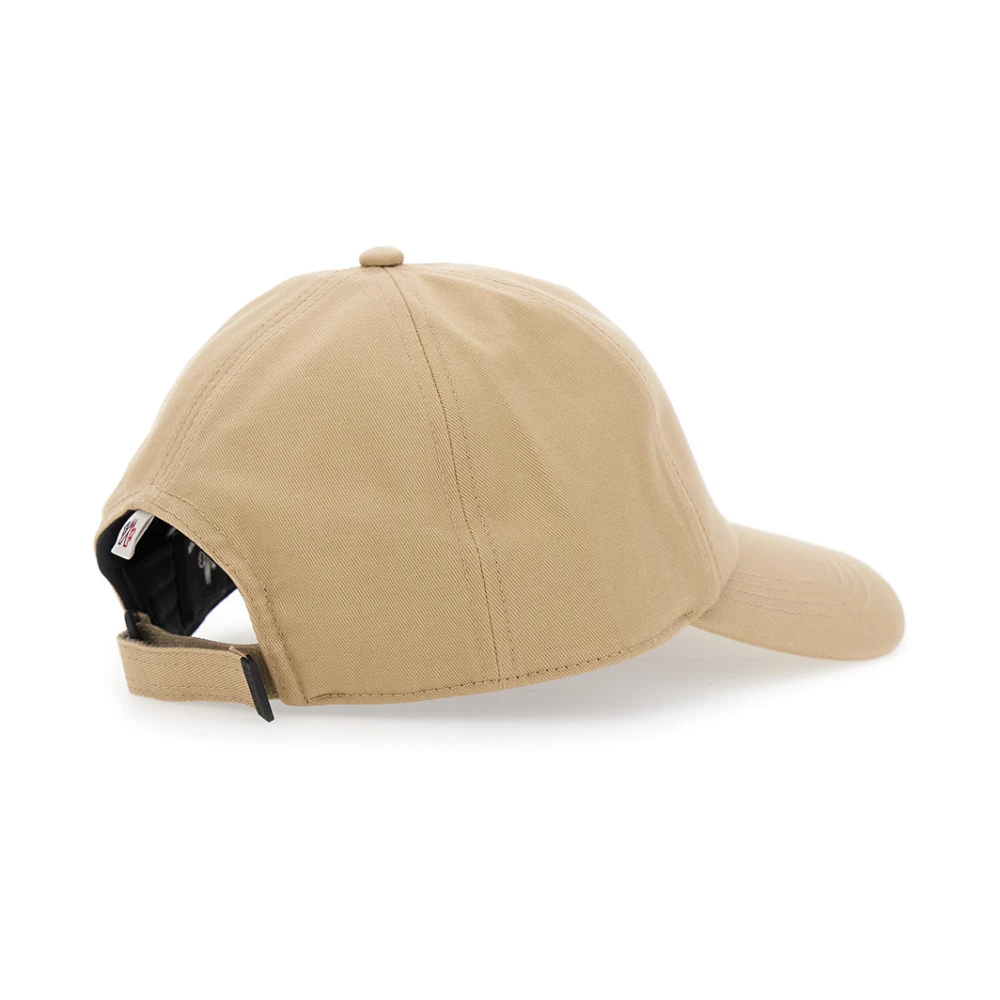 Moncler Beige Baseballpet met Logopatch Beige Dames